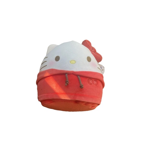 Squishmallows Other - Hello Kitty Squishmallows Hoodie Plush 8" Sanrio Red Pink EUC‎